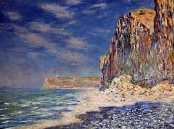 Claude Oscar Monet : Cliff near Fecamp
